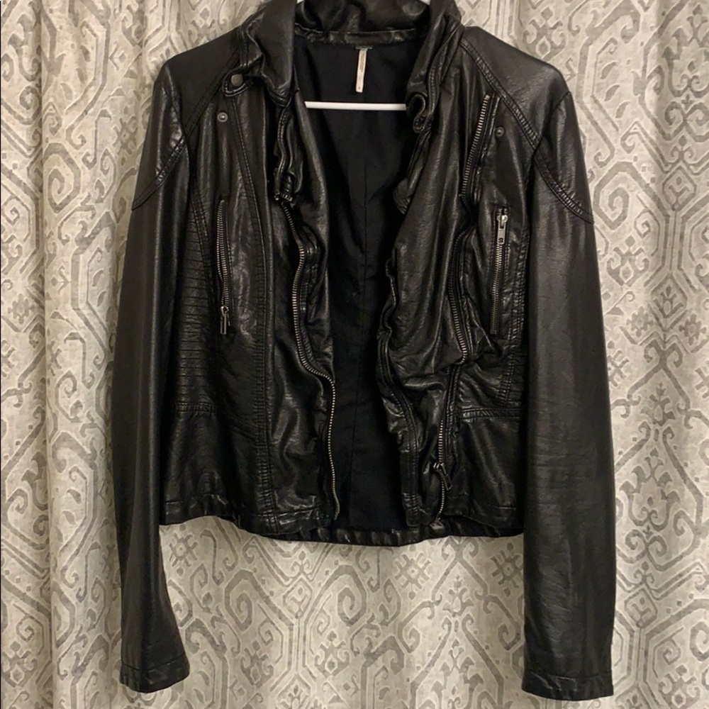 Free People Leather Jacket